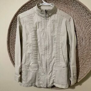 Denim Denim Cotton pleated jacket. Size small